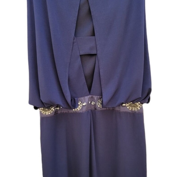 NWT Laundry by Shelli Segal Midnight Blue Dress Size 4 - Picture 2 of 4